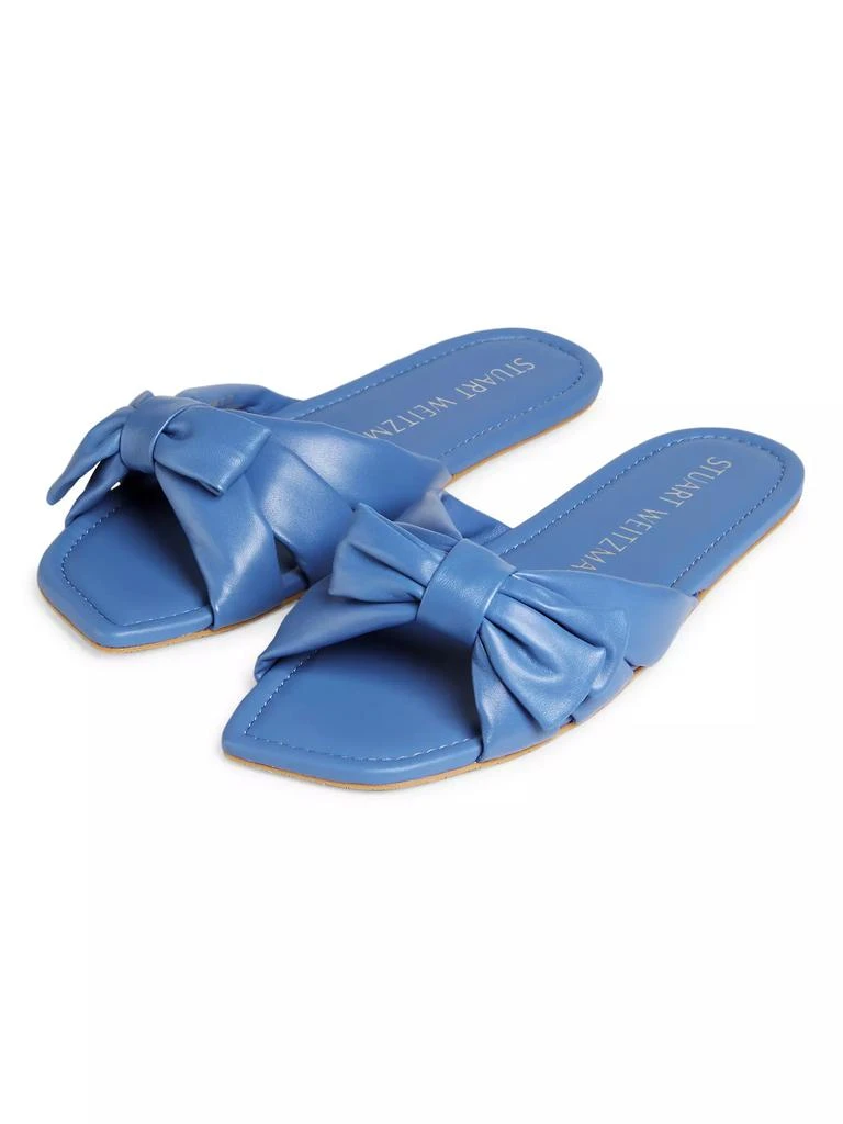 Stuart Weitzman Sofia Leather Slides 2