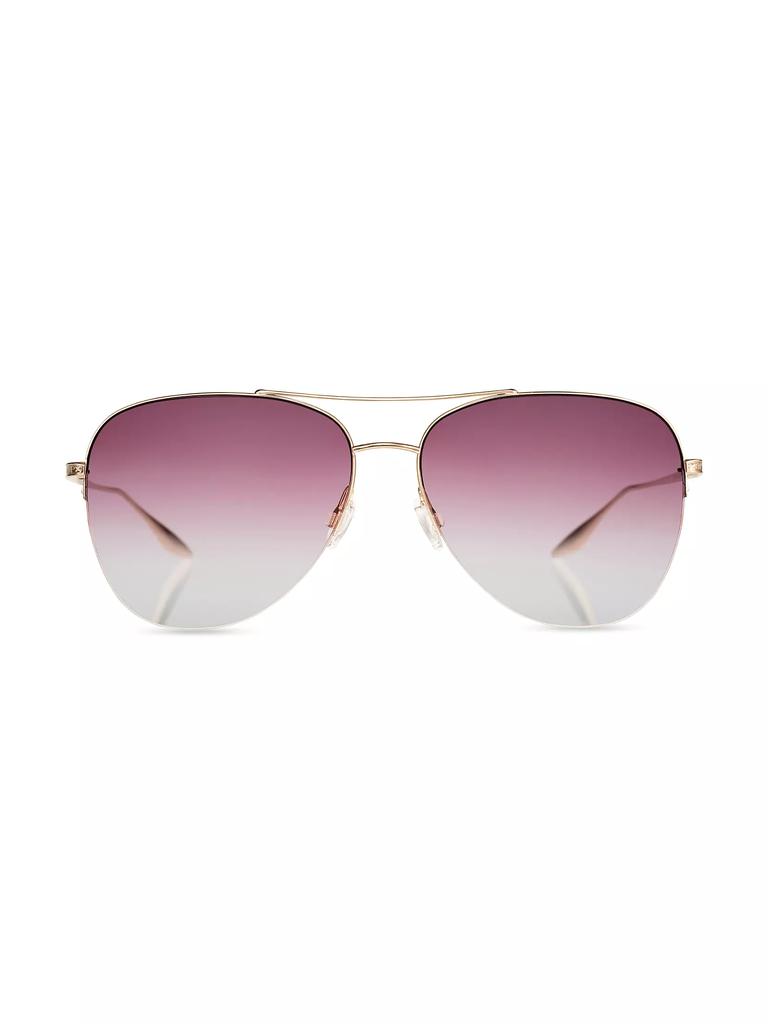 Barton Perreira Chevalier 62MM Aviator Sunglasses