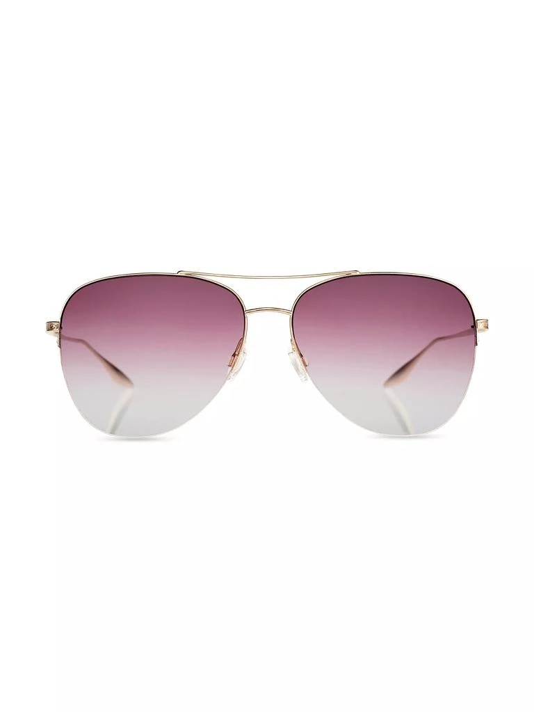 Barton Perreira Chevalier 62MM Aviator Sunglasses 1