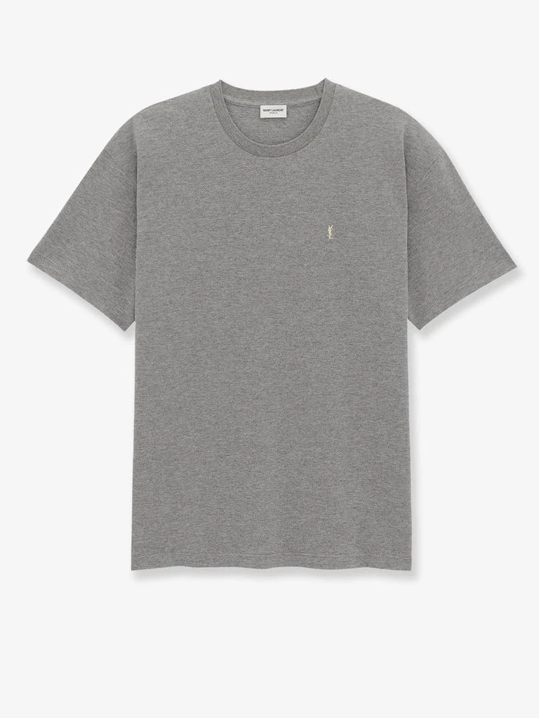 Yves Saint Laurent Recycled material t-shirt with Cassandre embroidery 1