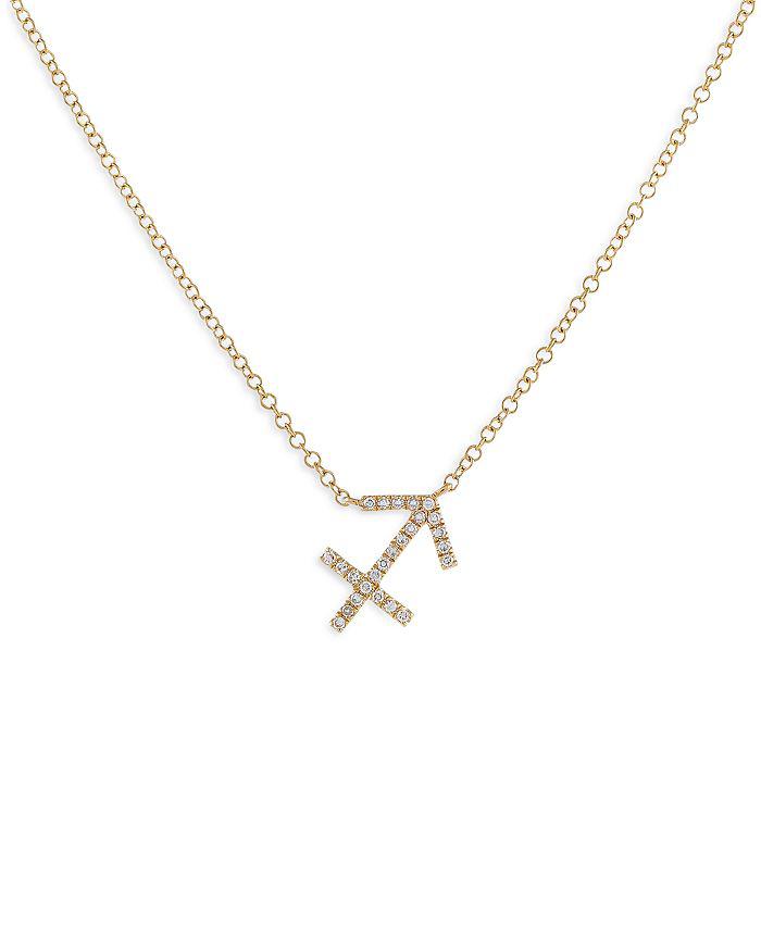 By Adina Eden Pavé Sagittarius Pendant Necklace, 16-18"