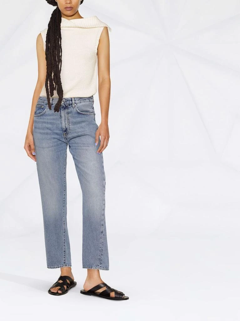 Toteme TOTEME - Twisted Seam Denim Cotton Jeans 4