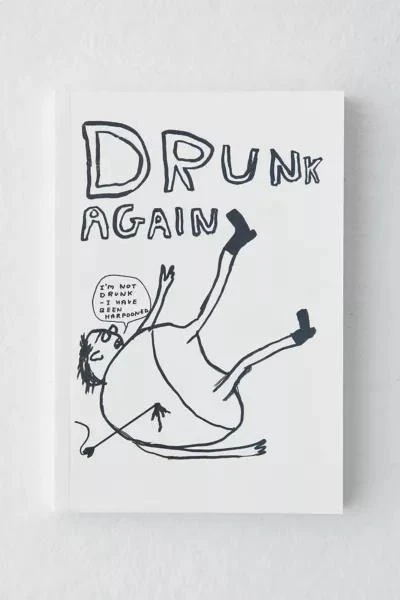 Urban Outfitters Brainbox Candy X David Shrigley Drunk Again Notebook 1