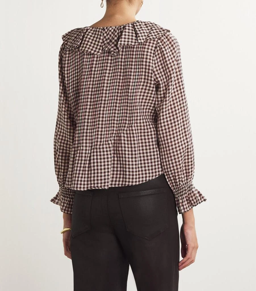 DÔEN Organic Cotton Ruffled Hardy Blouse 4