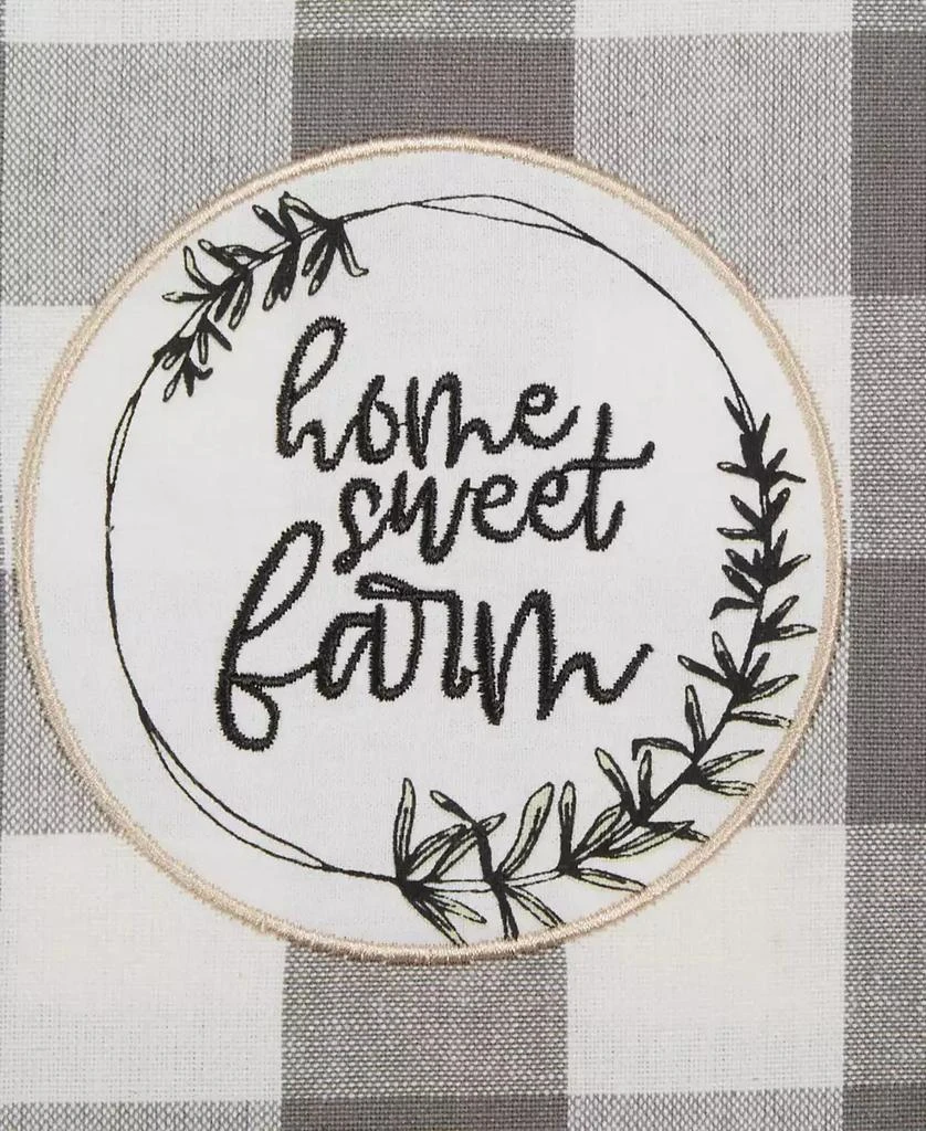 Design Imports Home Sweet Farmhouse Kitchen Collection, Dishtowel Set, 18x28", Gray, 4 Count 8