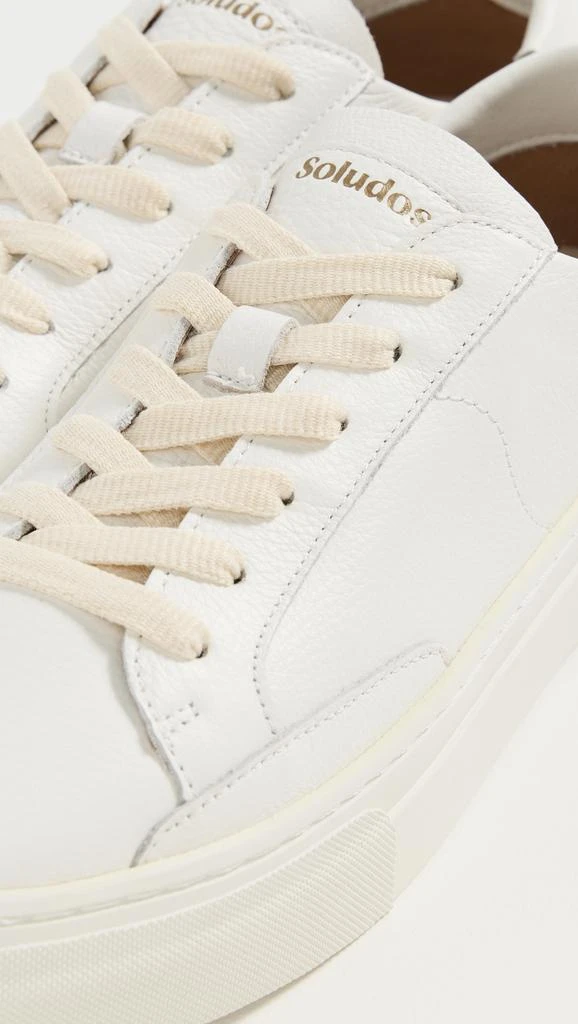 Soludos Ibiza Platform Leather Sneakers 4