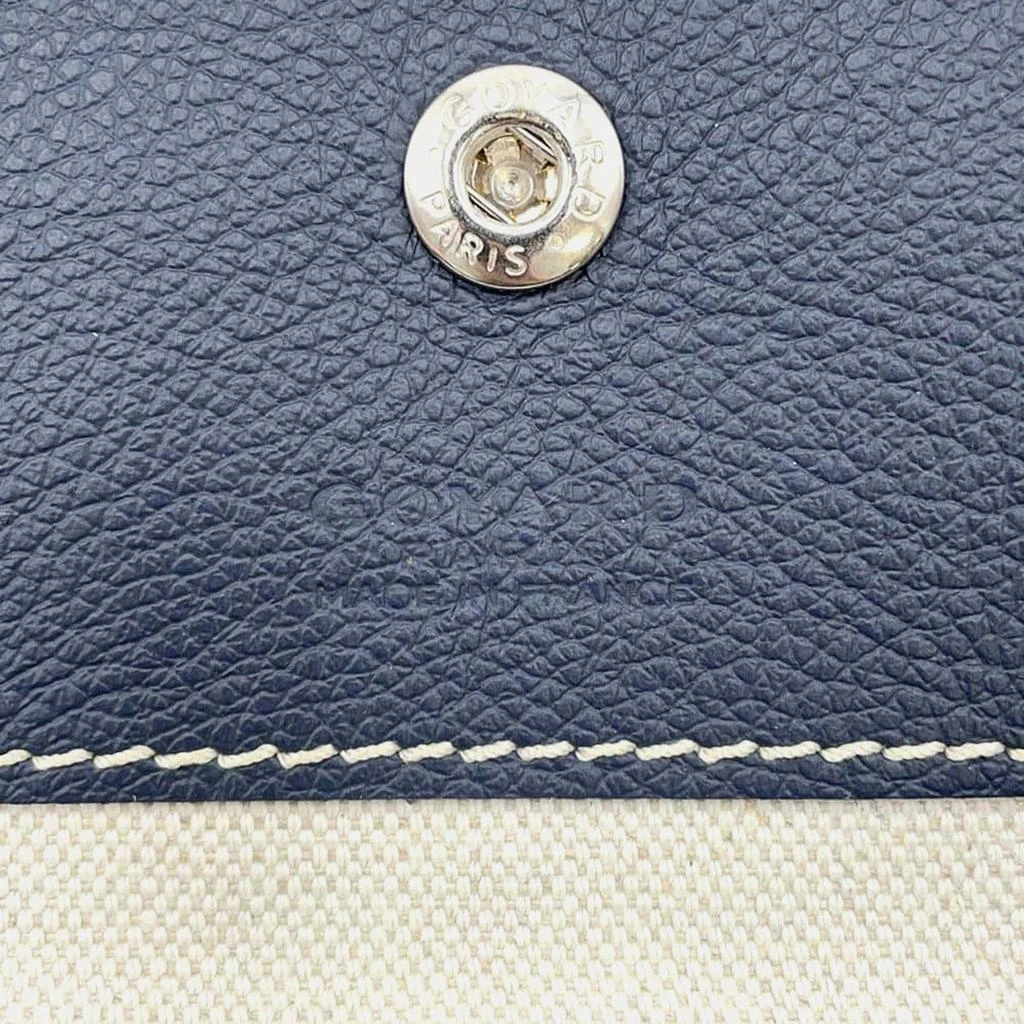 Goyard Goyard Navy Blue Canvas Leather Saint Louis PM Bag 6