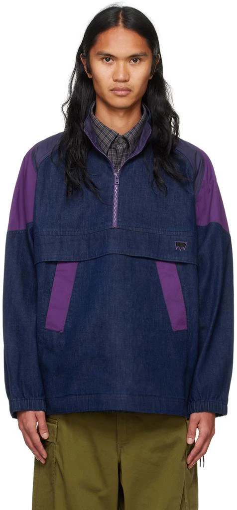 Levi's Navy & Purple Skateboarding Sport Denim Jacket 1