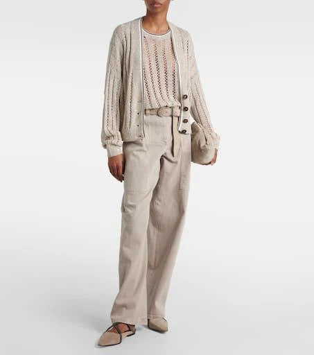 Brunello Cucinelli Monili suede mules 3