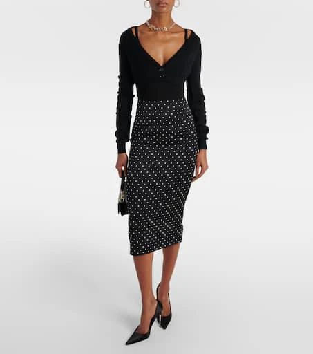 Dolce
Gabbana Cropped virgin wool cardigan 2