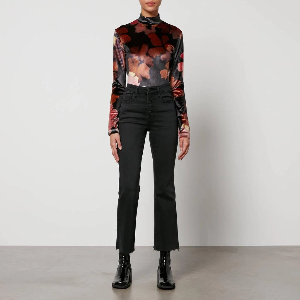 Paul Smith PS Paul Smith Floral-Print Velour Top 3