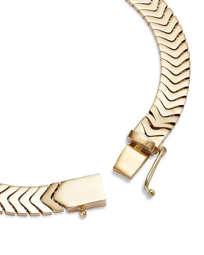 Alberto Amati 14K Yellow Gold Chevron Link Bracelet 4