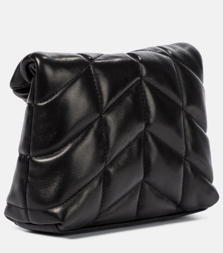 Saint Laurent Puffer leather clutch 4