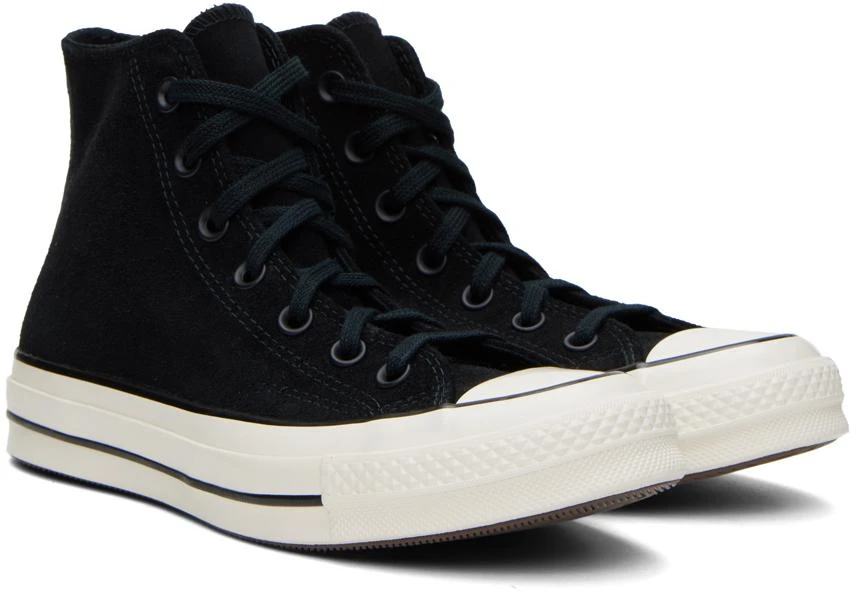 Converse Black Chuck 70 Suede Sneakers 4
