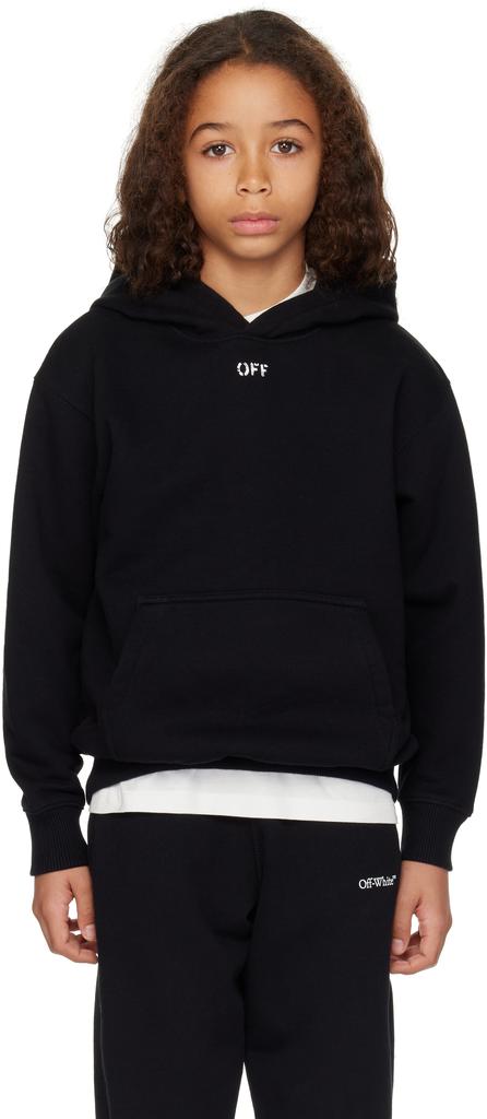 【関税&送料込】Off-White Black Vibe Arrow Sweatshirt Off-White Off-White 'Vibe Arrow' Black Cotton Sweatshirt