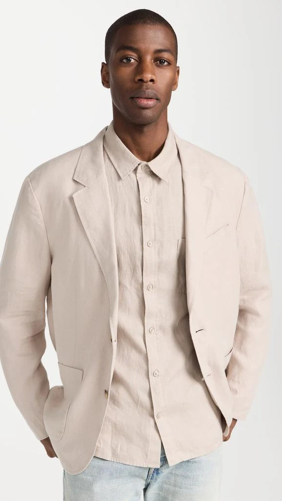 Vince Relaxed Hemp Blazer 6