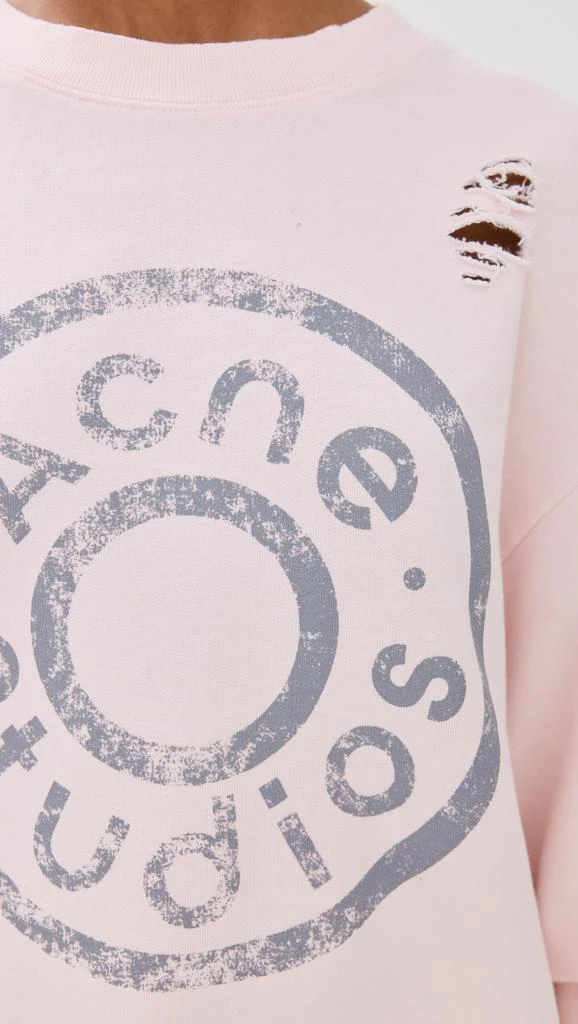 Acne Studios Button Logo Sweatshirt 6