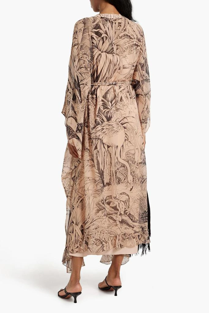 RED Valentino Printed silk-chiffon maxi dress 3