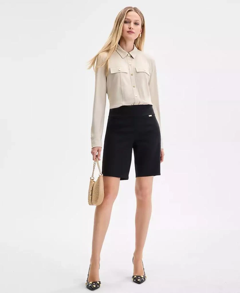 INC International Women's Pull-On Bermuda Shorts, Exclusively at Macy's 1