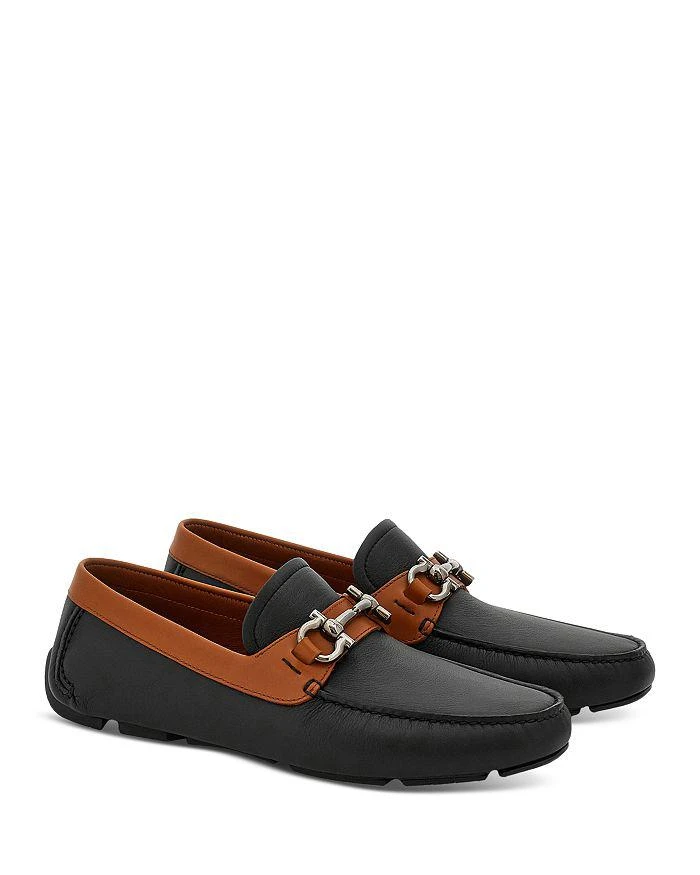 Salvatore Ferragamo Men's Gancini Leather Drivers 4