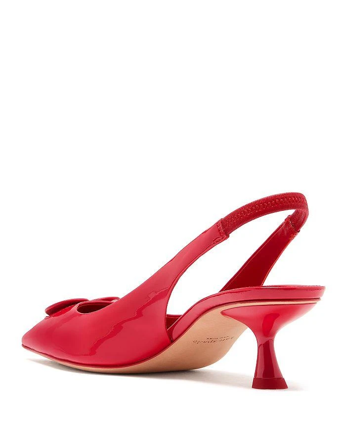 Kate Spade Women's Lover Slingback Kitten Heel Pumps 4