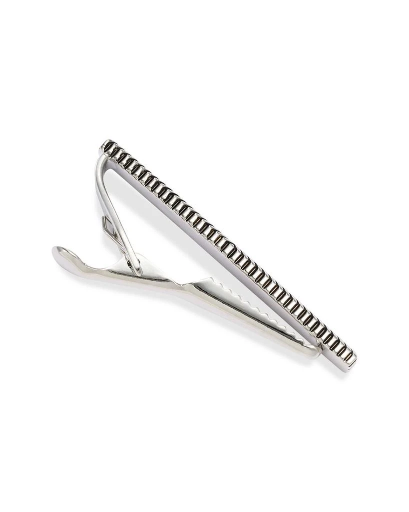 LINK UP Black Obsidian Framed Short Tie Bar 2