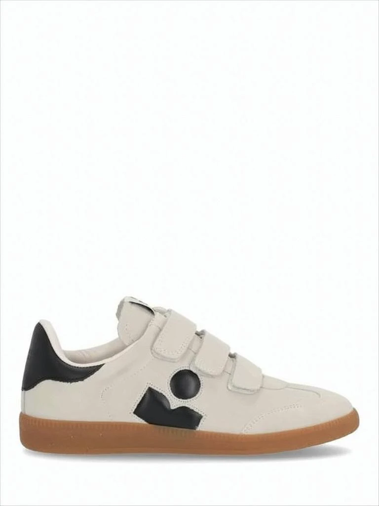 Isabel Marant Suede Low-Top Sneakers with Velcro Straps