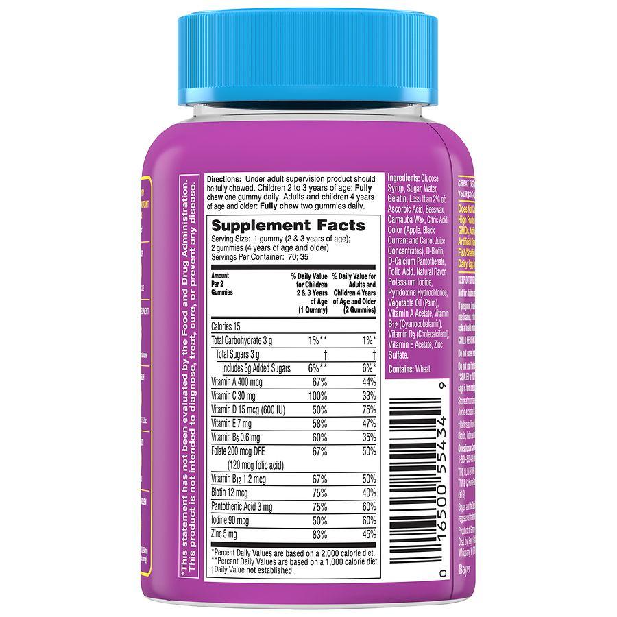 Flintstones Kids Vitamins with Vitamin C 
A Cherry, Raspberry, Orange