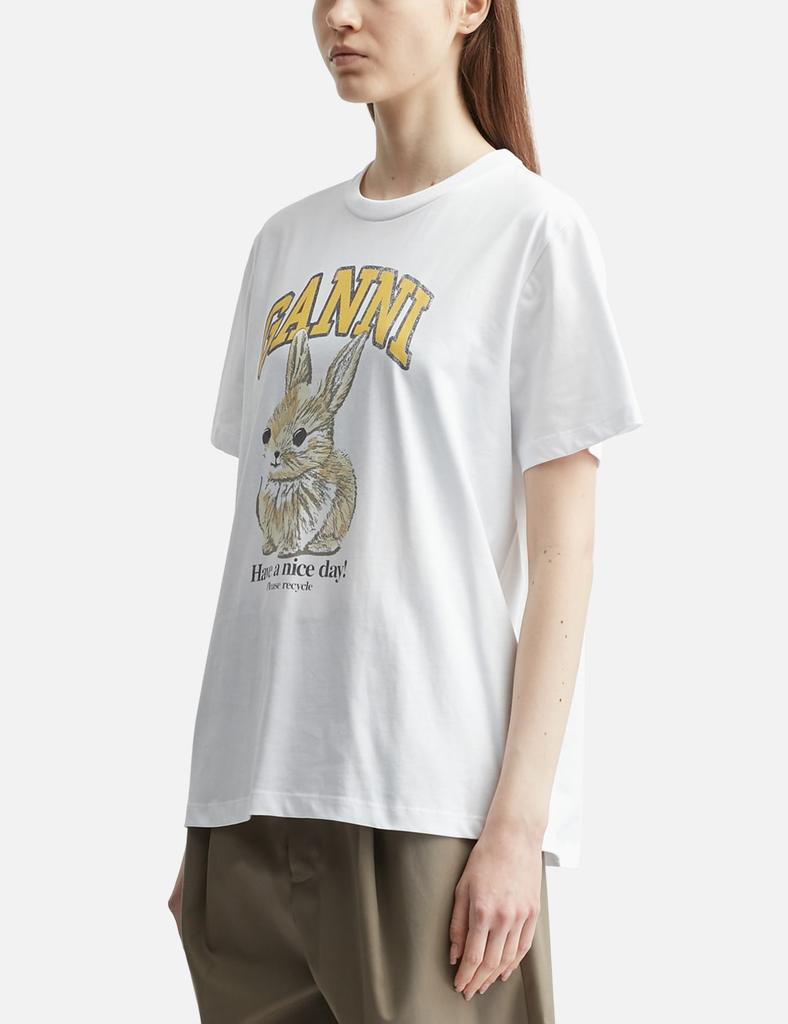 Ganni Basic Jersey Baby Bun Relaxed T-shirt