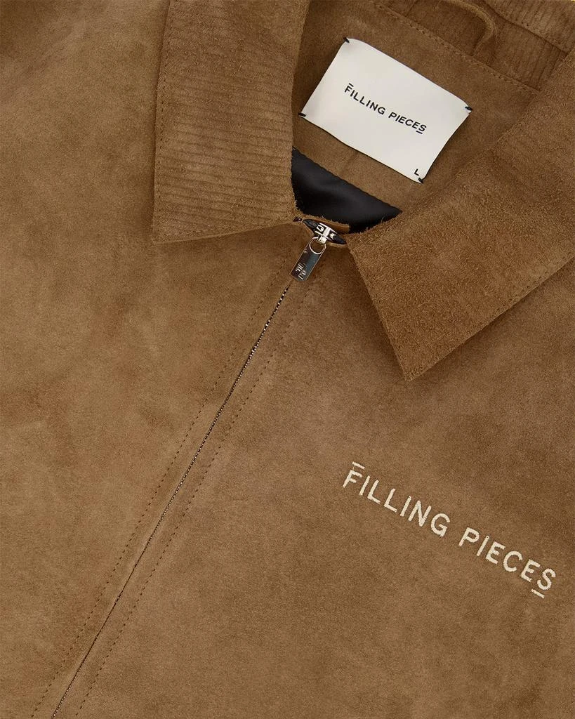 Entry Luxury Leather Jacket Suede Camel 8