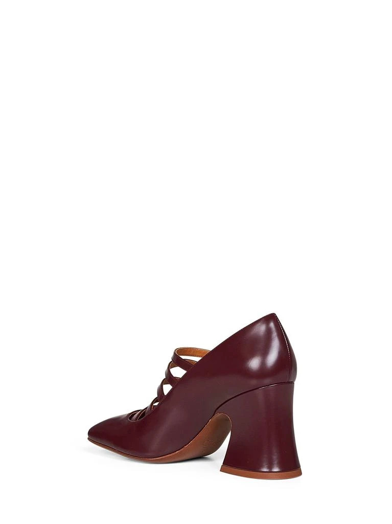 Chloé CHLOé | Burnt purple shiny calf leather Janis pumps | Women | 37 3