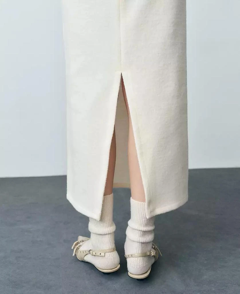 Mango Women's Wool Blend Midi Skirt 4