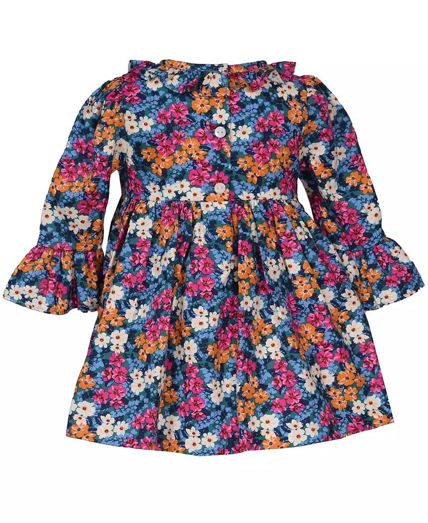 Bonnie Baby Girls Ditzy Floral Smocked Dress
