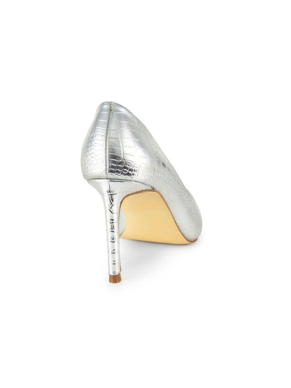 Charles David Metallic Croc Embossed Pumps 3