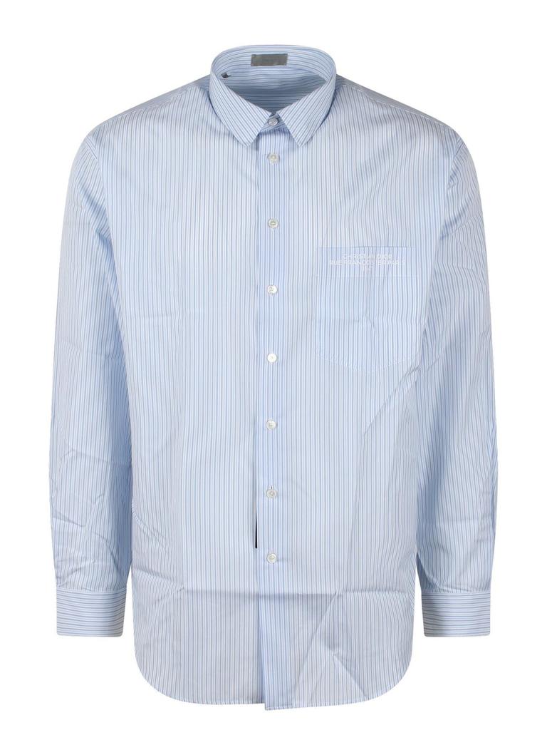 Dior Homme Striped Collared Long-Sleeved Shirt – On Sale Now with