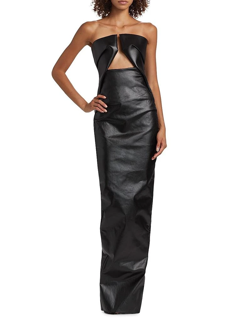 Rick Owens Coated Denim Prong Gown 2