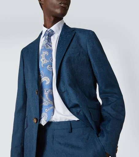 ETRO Roma paisley silk suit 7