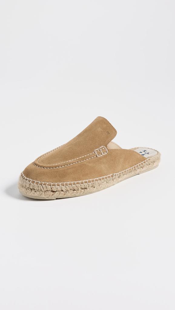 Manebi Suede Traveler Mule Espadrilles