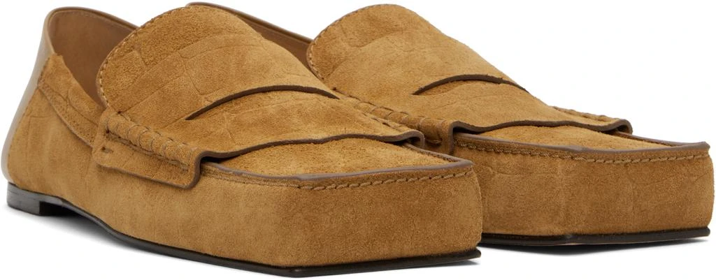 Jacquemus Tan La Croisière 'The Carré' Loafers 4