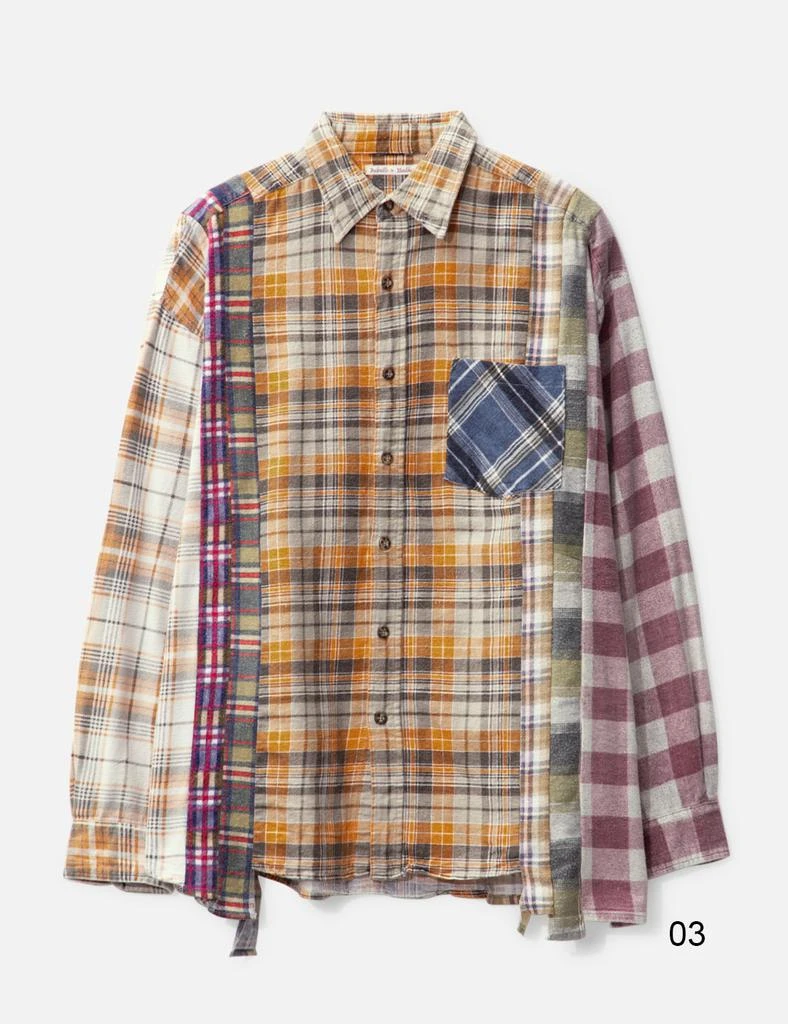 Needles 7 Cuts Wide Flannel Shirt 8