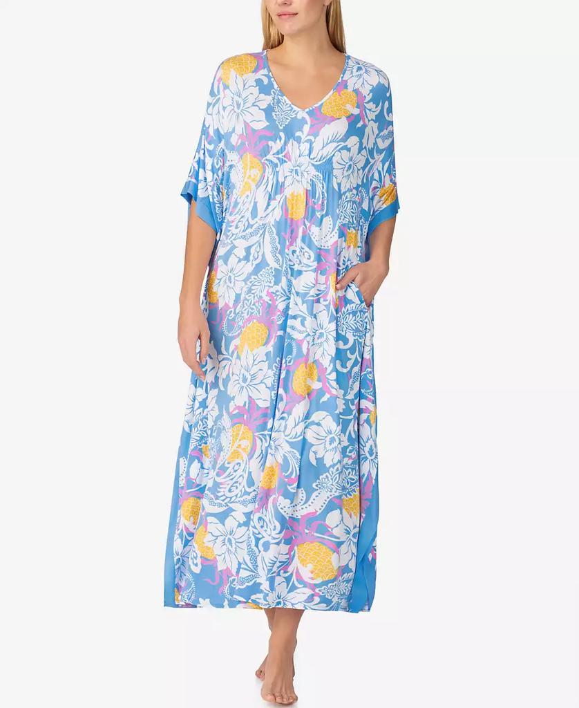 Ellen Tracy Women's Short 3/4 Sleeve Caftan