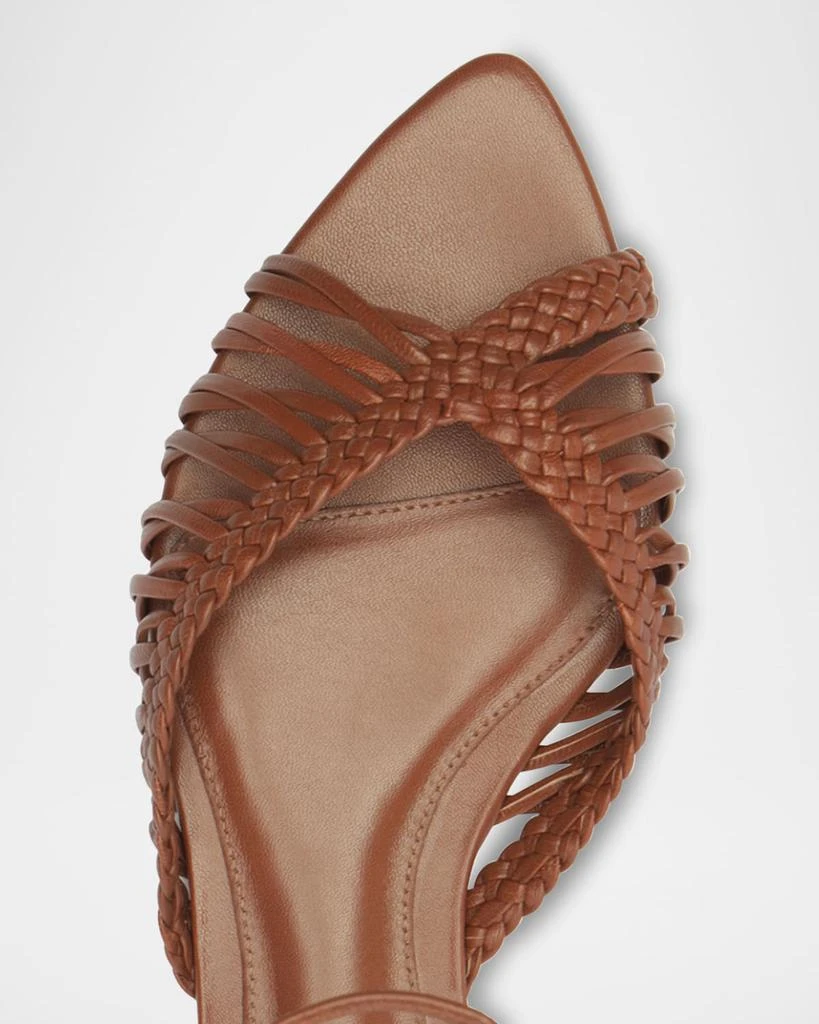 Alexandre Birman Agatha Leather Flat Sandals 4