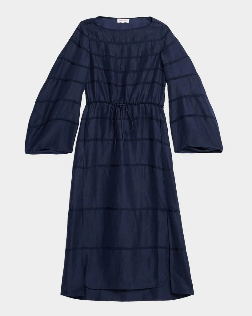 Rosie Assoulin Ribbon Striped Midi Caftan Dress 1