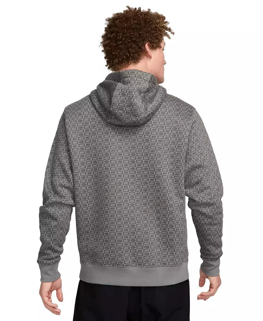 NIKE Men's Sportswear Club Fleece All-Over Print Pullover Hoodie 6