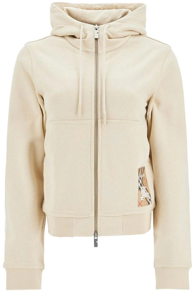 Burberry hooded full zip sweatshirt 1