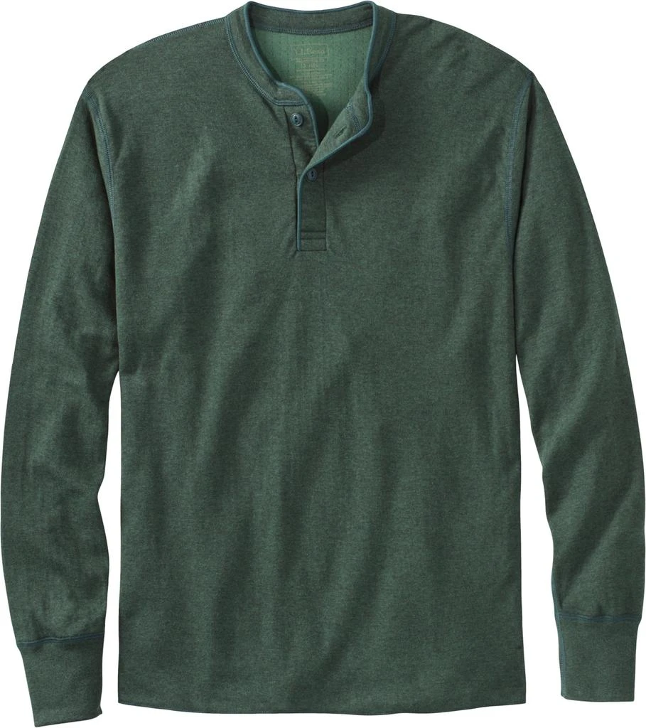 L.L. Bean River Driver
s Traditional Fit Two-Layer Henley Shirt - Men
s