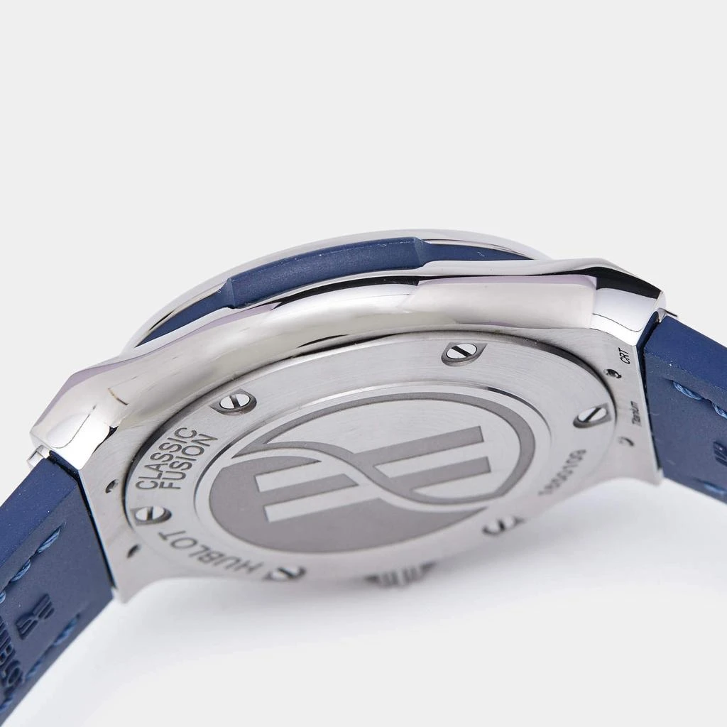 Hublot Hublot Blue Titanium Rubber Classic Fusion 581.NX.7170.LR Women's Wristwatch 33 mm 7