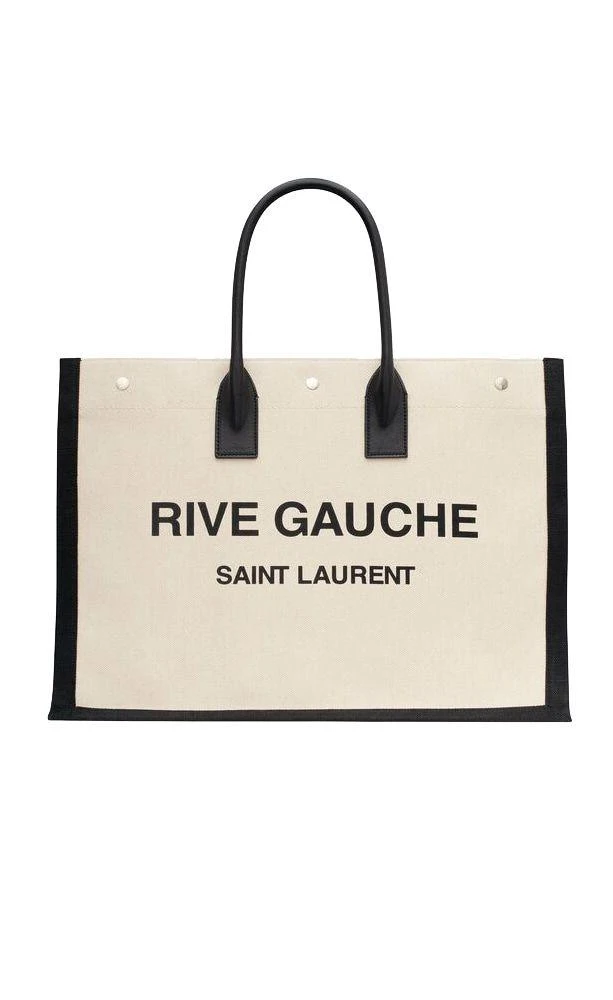 Yves Saint Laurent RIVE GAUCHE CANVAS TOTE BAG 1