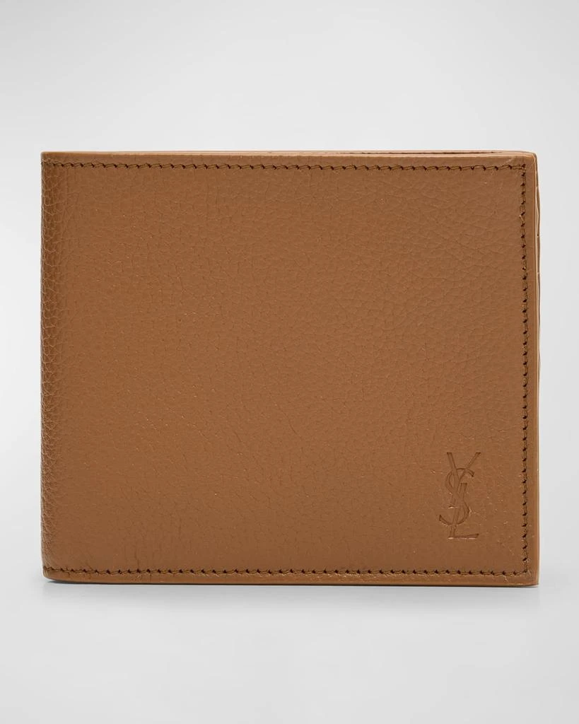 Yves Saint Laurent Men's YSL Bifold Wallet in Leather 1