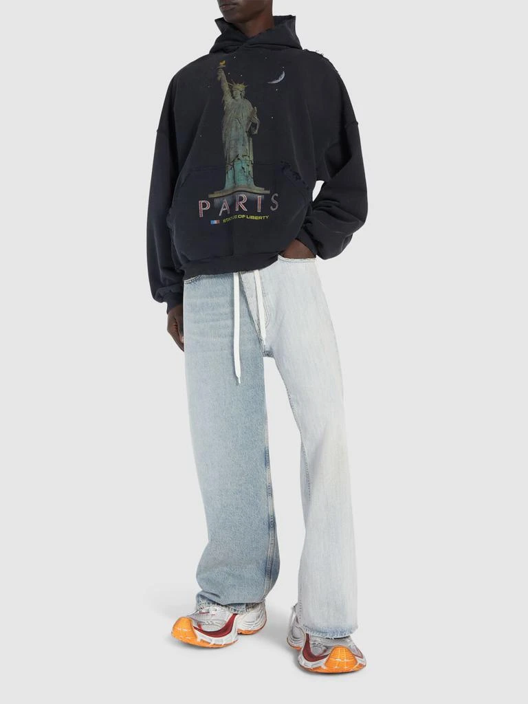 Balenciaga Paris Liberty Cotton Sweatshirt Hoodie 1